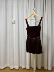 状態 A級 ZARA ザラ ツアーベルベットドレス