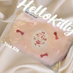 サンリオ/日本 クージー ハローキティ ピンク ファー トートバッグ (新品)