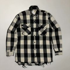 McGREGOR 久遠×hxcyyd ダメージ オンブレチェックシャツ M - メルカリ