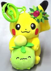 公*o様 とりかえっこぬいぐるみピカチュウ&チコリータポケモンセンター
