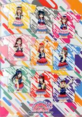 [중고] 클리어 파일 Aqours A4 클리어 파일 [C96 러브라이브! 선샤인!! The School Idol Movie Over the Rainbow 풀 그래픽 티셔츠] 구입 특전
