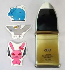 [중고] 스티커 스티커 (캐릭터) 하마 씨 & 오리 씨 & 토끼 씨 포탄 형 캔 케이스 & 스티커 [이치 반 쿠지 걸즈 & 팬처 ~ 우승에의 궤적입니다 ~] G상