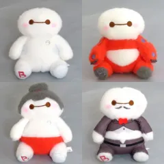 【中古】ぬいぐるみマスコット・ぬいぐるみバッジ 全4種セット ミルキーボア コスチュームマスコット 「ベイマックス」