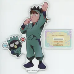 【中古】アクリルスタンド・アクリルパネル 中在家長次＆バッドばつ丸 アクリルスタンド 「忍たま乱太郎×サンリオキャラクターズ in AMOCAFE 第三弾」