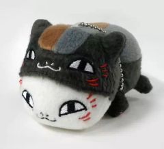 [중고]키홀더·마스코트(캐릭터) 냥코 선생님(검은 냥코 Ver.) 볼 체인 첨부 인형~여러가지 냥코 선생님~ [나츠메 친구장]