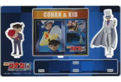【中古】アクリルスタンド・アクリルパネル 江戸川コナン＆怪盗キッド アクリルジオラマセット 「放送30周年記念 TVアニメ 名探偵コナン展」