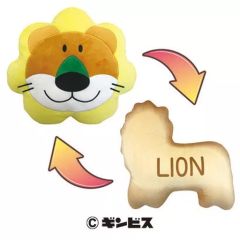 [중고] 쿠션 · 안아 베개 · 본체 라이온 쿠루린 쿠션 [타베코 도부츠]