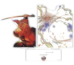 【中古】アクリルスタンド・アクリルパネル 我妻善逸 レイヤードアクリルスタンド 「劇場版 鬼滅の刃 無限城編 第一章 猗窩座再来 第五弾キービジュアル WEBSHOPくじ 善逸vs獪岳」 B賞