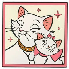 [중고] 코스터 닷체스 & 마리 고무 코스터 [Happy 복권 디즈니 냥 · 냥 · 냥 Cat collection] F상