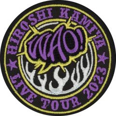 [중고] 배지 핀즈 카미야 히로시 자수 캔 배지(퍼플) [Kiramune Presents Hiroshi Kamiya LIVE TOUR 2023 WAO!] 캡슐 경품