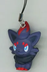 【中古】ストラップ ゾロア 「ポケモン ぺたんこマスコット Color：Black」