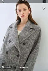今着るのにぴったり ランバンコレクション 175万円 23FW アルパカ コート 着るとのサムネイル