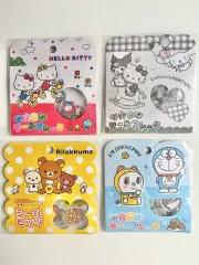 未開封) HELLO KITTY リラックマ ドラえもん フレーク シール まとめ
