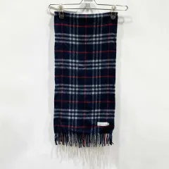 バーバリー 旧モデル 正規品 ウールマフラー ジーンズ センスのサムネイル