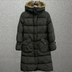 85 BENETTON レディース ダックダウン ロング丈ダウンジャケットのサムネイル