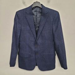 カシミヤ⭐️MCM スーツ セットアップ パイピング ロゴ刻印 グレー L