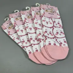 ちいかわ キャラクター 靴下 ピンク カラー
