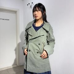 DIESEL ディーゼル グランジ ウールコート XL ダブルジップ 現行タグ