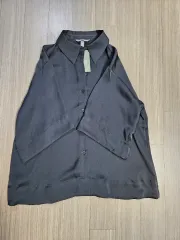 H&M ブラック 半袖 シャツ