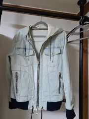 バルマン デニム フード ジャケットのサムネイル