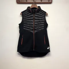 アシックス (ウィメンズ) ランニング ダウン ブラック ベストのサムネイル