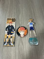 ハイキュー!!JWORLD 缶バッジ 思い出スタンドキーホルダー 日向影山 3 