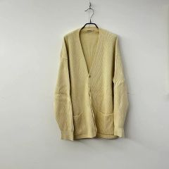 美品】HERMES/エルメス カーディガン リネン＆シルク サマーニット L 
