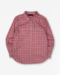90s 日本製 BURBERRY ノバチェック パジャマシャツ ピンク S ネル 