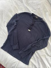 希少レア正規 RRL DOUBLE RL Silkシルク ヘンリーネック ニット - メルカリ