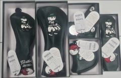 美品 Malbon マルボン キャディバッグ 未使用アイアン&パターカバー