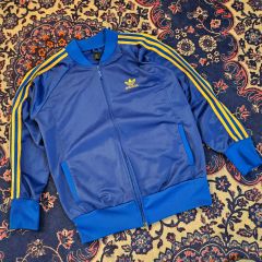 た*丸様 107 adidas トラックジャケット XL 80s 万国旗 ビッグ - メルカリ