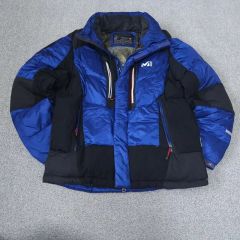 美品】MILLET ミレー フードファーダウン メンズL 極暖 山ブランド 
