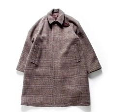 美品 シンゾーン バルマカーンコート チェック 34 クラブチェック