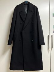 LANVIN PARIS チェスターコート ブラック ダブル - メルカリ