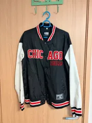 (断捨離) シカゴ ブルズ NBA ブラック スタジアム アウター 限定モデル