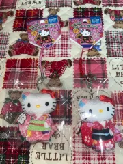 クラシック hello kitty(ハローキティ) 着物 hello kitty(ハローキティ) ぬいぐるみ キーホルダー ストラップ 新品 (2009)