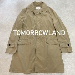 美品 TOMORROWLAND ボンディング フーデットステンカラーコート 撥水