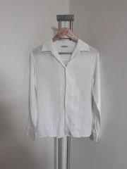ロロピアーナ Andre Shirt リネンシャツ ベージュ S 麻100% - メルカリ