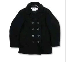 Schott ショットブラック黒チェスターコートロングコートサイズ:42（XL