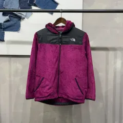 (95) THE NORTH FACE ザノースフェイス レディース アウトドア シープスキン PURPLE パープル フード フリース ジャケットのサムネイル