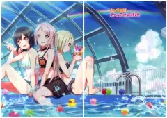 【中古】クリアファイル 三船栞子＆ミア・テイラー＆鐘嵐珠 オリジナルA4クリアファイル 「コミックス ラブライブ!虹ヶ咲学園スクールアイドル同好会 キズナComicBook 第3巻」 ゲーマーズ購入特典