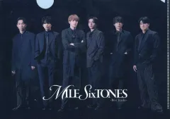 【中古】クリアファイル SixTONES いれる!SixTONES A4クリアファイル 「CD MILESixTONES -Best Tracks- 通常盤」 購入特典