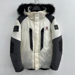 25aw goldwin 0 wool fleece hood ダークラバ - メルカリ