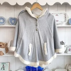 フードケープポンチョ