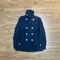 美品 wjk ダブルジェィケイ アシンメトリー ショートモッズコート S