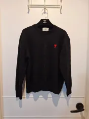 アミ レディース ブラック ニット Tシャツのサムネイル