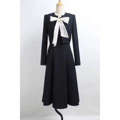新品同様♡Reneルネ2026♡ニットワンピース ブラック 36 - メルカリ