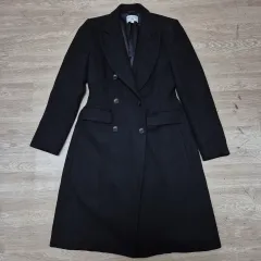 UNIQLO × CARIN カリン ロイフェルト レディース ウール ダッフル ダブル コート L (100)