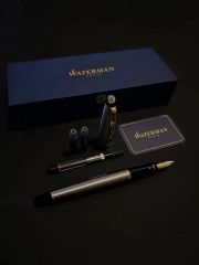 ウォーターマン カレン ブラックシー CT F 細字 18k インクセット