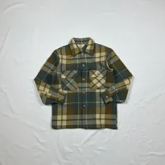 90s ウールリッチ woolrich チェック ヘビーウールシャツ ジャケット
